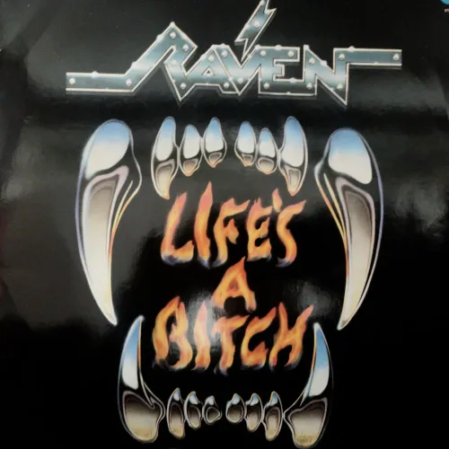 LP VINIL LIFE'S A BITCH - BANDA DE HEAVY METAL RAVEN - TENHO OUTROS VINIS À VENDA