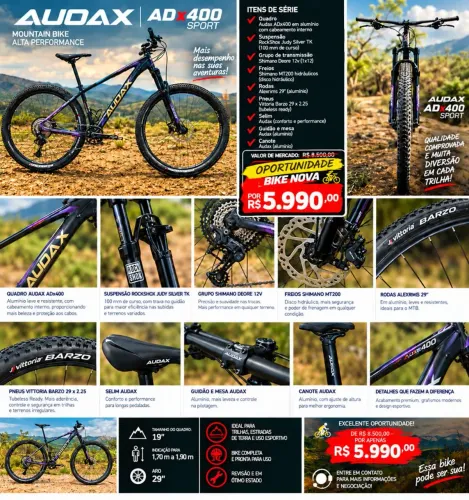 Bike Audax AD400 sport