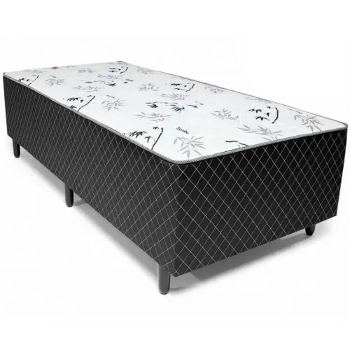 Cama Box de Solteiro Conjugada Espuma Ortopédica Unibox 88×188 / entrega imediata