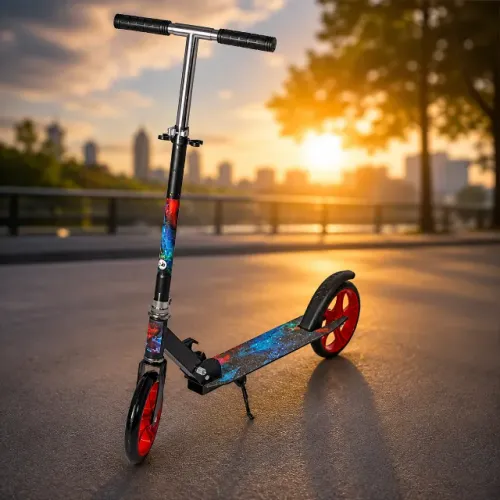 Patinete Dobrável  Juvenil Galáxia 
