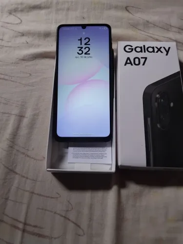 Samsung Galaxy a07 128 gigas bloqueio financeira