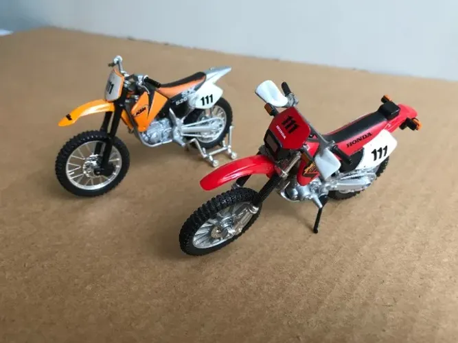 Miniaturas de Moto de Trilha