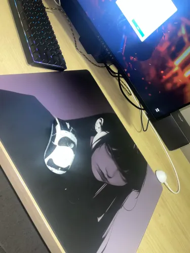 Mouse pad de vidro titorion glacier