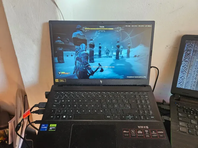 Notebook Acer Gamer Nitro V15 CoreI7 13ager 32gb 1.5Tb Ssd RTX4050 6gb Nvidia Gforce Wi11