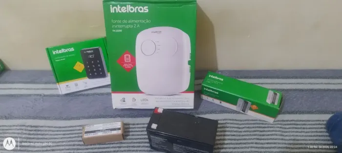 Kit controle de acesso Intelbras valor 800 reais contato *