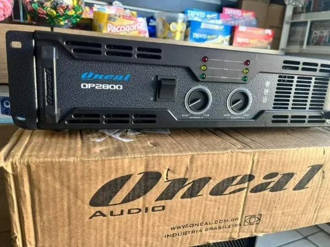 Amplificador De Potência 1000w Oneal Profissional Op 2800