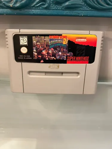Donkey Kong 2 Country japonês original Label rara