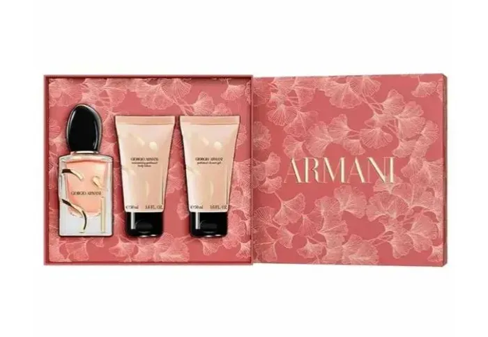 Kit Sì Giorgio Armani Intense Eau de Parfum 50ml + Body Lotion 50ml + Gel de Banho 50ml
