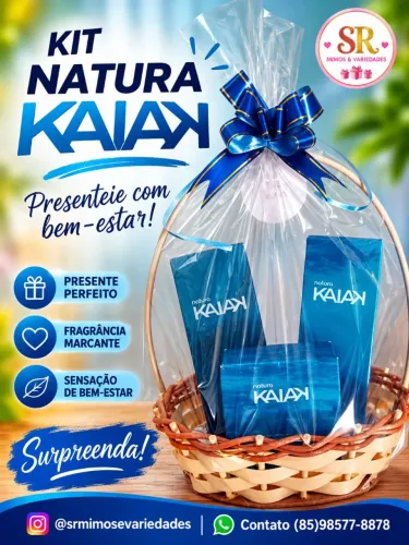 KIT NATURA KAIAK MASCULINO
