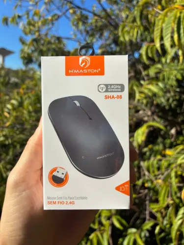 Mouse Sem Fio Wireless 2.4GHz USB para Notebook PC Computador Produto Novo