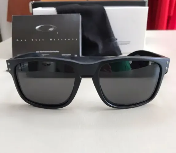 óculos de sol oakley holbrook silver black