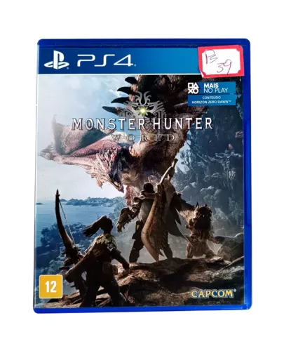 cd de jogo ps4 monster hunter world ps39