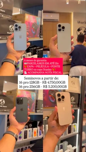 Celulares Seminovos acompanhados de 06 meses de garantia! ?