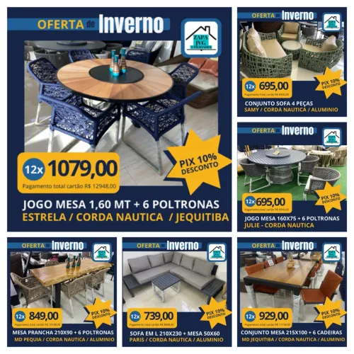 Móveis pra area piscina/jardim/varandae gourmet 