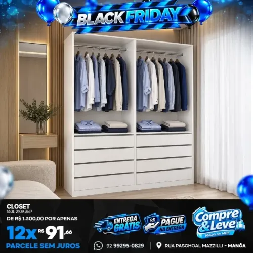 closet 100% mdf 