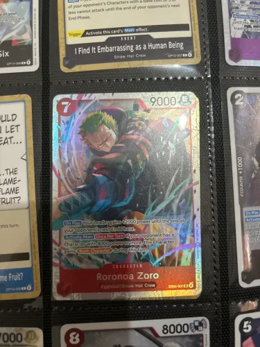 5 Cartas de One Piece Super Raras 