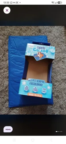 Tapete gelado cachorro