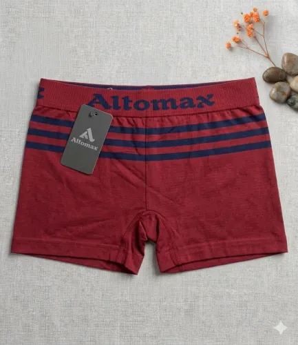kit com 5 cuecas modelo boxer da marca Altomax em cores e estampas sortidas