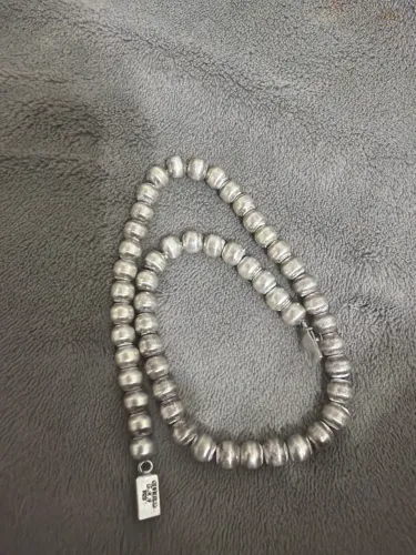 Colar bolas prata 925