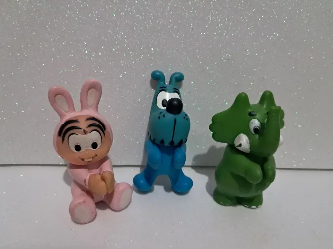 Lote miniaturas colecionáveis Agarradinhos Turma da Mônica 