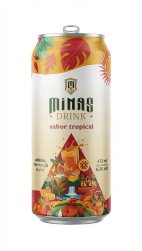 Minas Drink Tropical Pack Com 12 Unidades 473ml