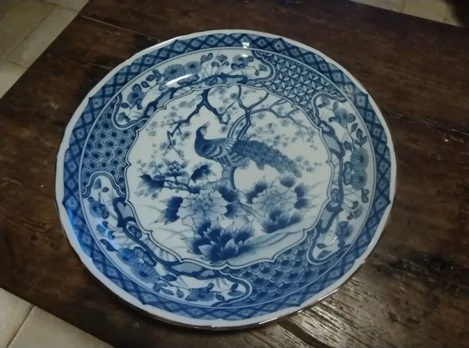 Saladeira / prato em porcelana chinesa 