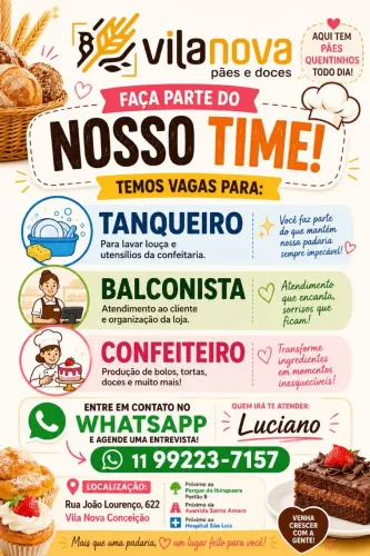 Vagas de emprego próximo ao parque do Ibirapuera ( Leia o anúncio)