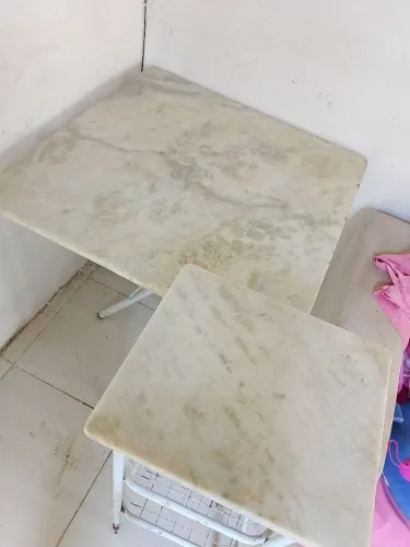 Mesa de mármore é fruteira