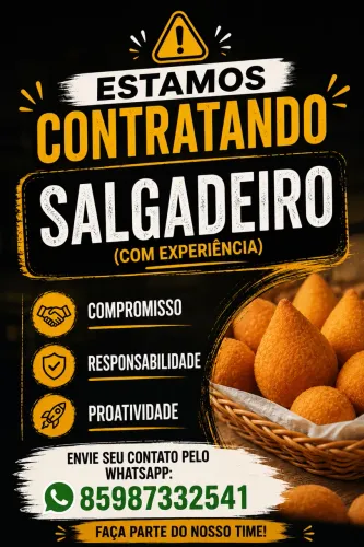 PROCURO SALGADEIRO (COM RESPONSABILIDADE)