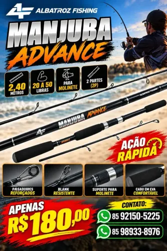 Vara de pesca para rockfish ou pesqueiro 