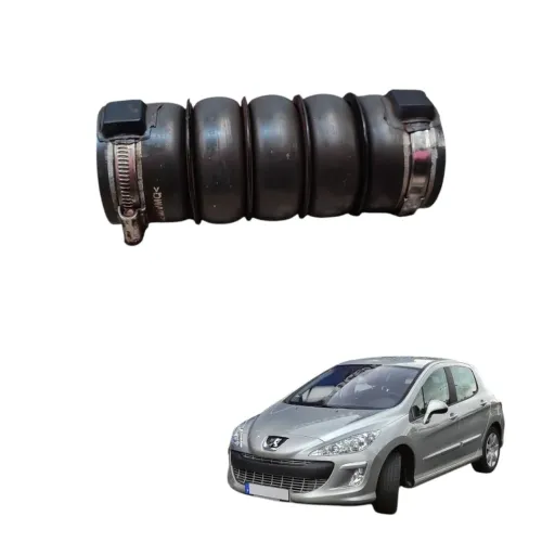 Mangueira Intercoler Peugeot 308 3008 408 1.6 Thp 2015 A2022 Preto