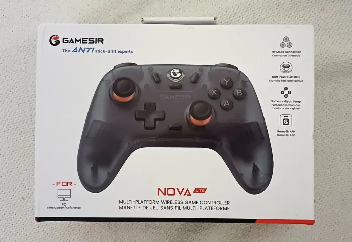 Controle (NOVO/LACRADO) GameSir Nova Lite sem fio Preto