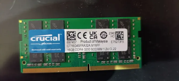 Memória RAM ddr4 16gb para notebook