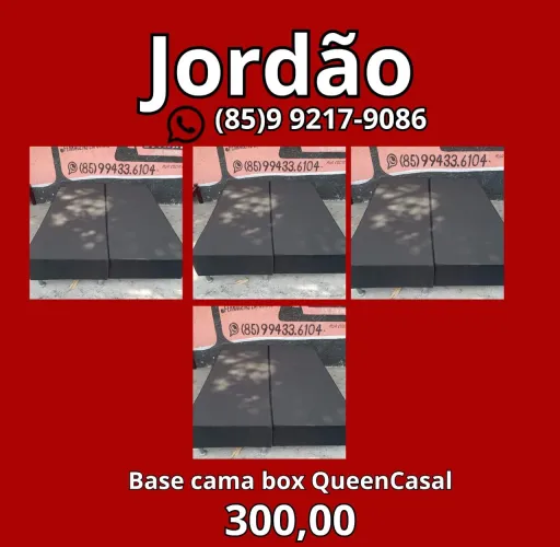 Base cama box queem