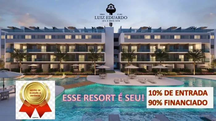 PRAIA DOS CARNEIROS - ROOFTOP STUDIO 51 m² 1 quarto com estrutura de resort