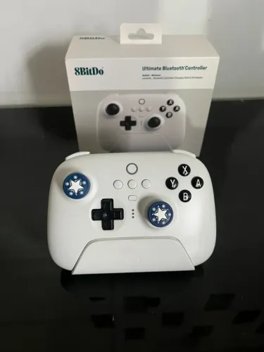 Controle 8BitDo Ultimate, Bluetooth, PC/Nintendo Switch, Branco, 80NA01