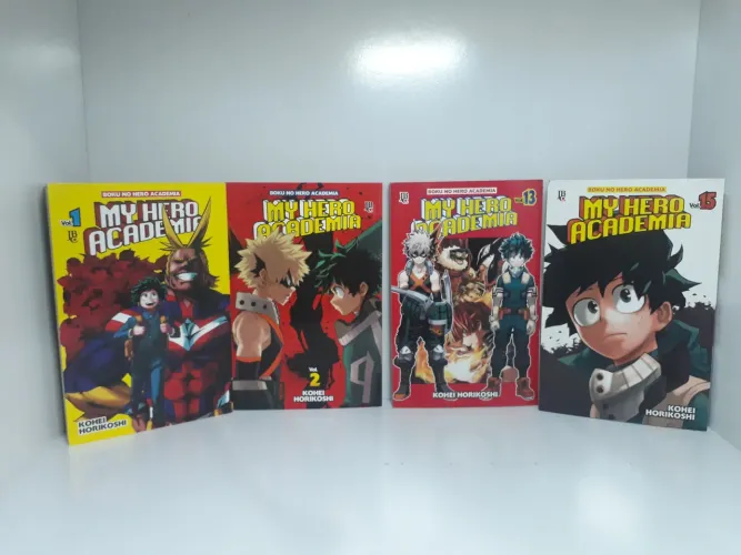 Kit 4 Mangás de My Hero academia por apenas 90$