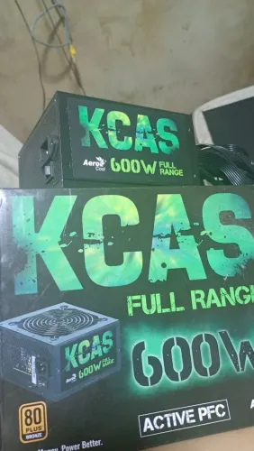 Fonte AeroCool KCAS 600W 80 Plus Bronze Full Range - Com Caixa