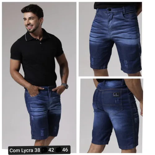 Bermudas Jens masculina