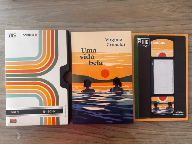 Livro TAG Uma Vida Bela Virginie Grimaldi