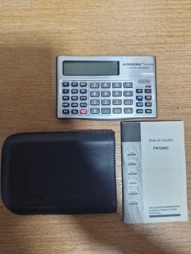 Calculadora Financeira Procalc FN 1200C (Com Capa e Manual) - Impecável