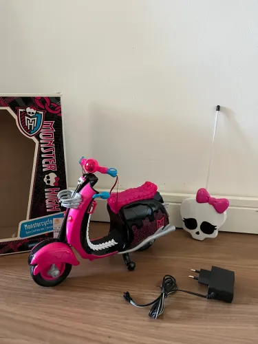 Moto Monster High Controle Remoto Original + Caixa