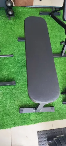 Banco reto musculação dobrável