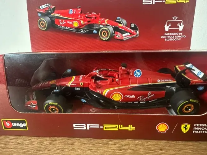 Fórmula 1 Ferrari SF-24 Burago - Shell
