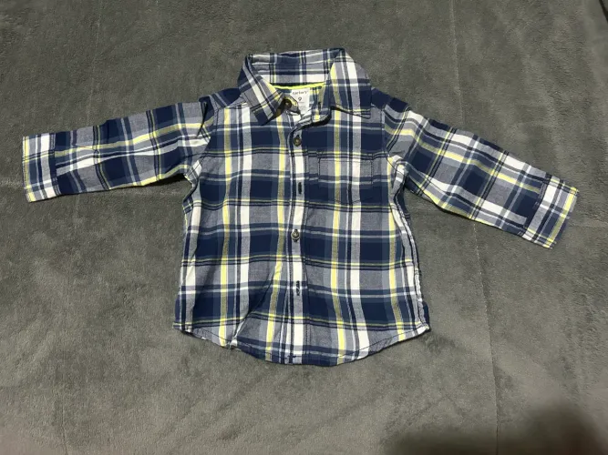 Camisa xadrez Carters - 9 meses