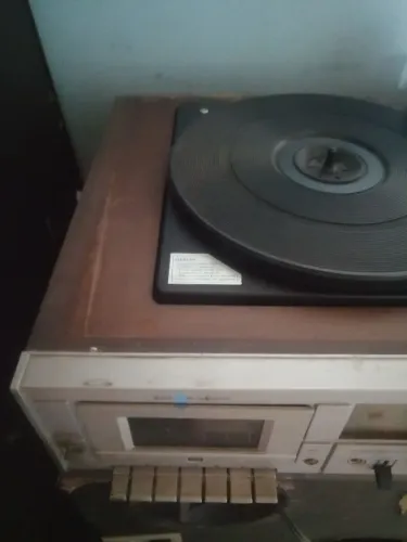 Rádio toca disco amplificador 