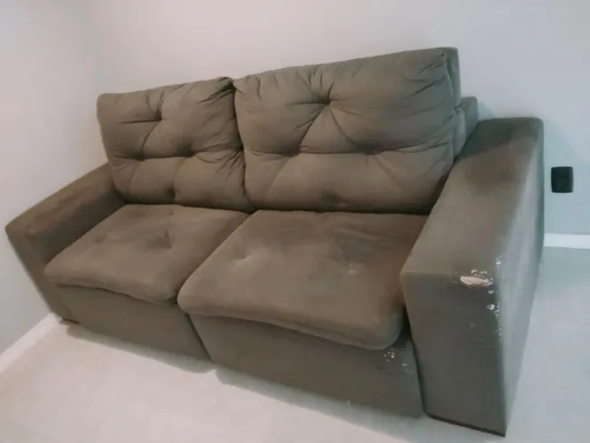 Sofá 3 lugares retratil
