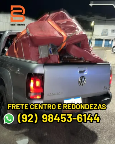 FRETE E MUDANÇAS CENTRO, BETANIA, MORRO, RAIZ, PORTOS DE MANAUS E AEROPORTO
