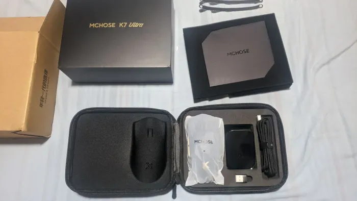 MOUSE GAMER MCHOSE K7 ULTRA BLACK 