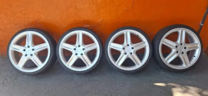 Jogo de Rodas Aro 18 Vectra Milenium + Pneus Aderenza 185 x 35_Aceito Troca/Cartão*